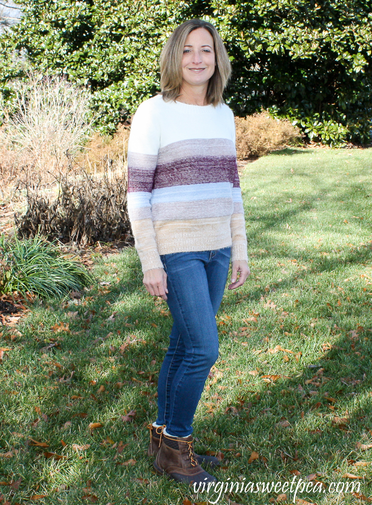 Fate Formosa Color Block Fuzzy Pullover