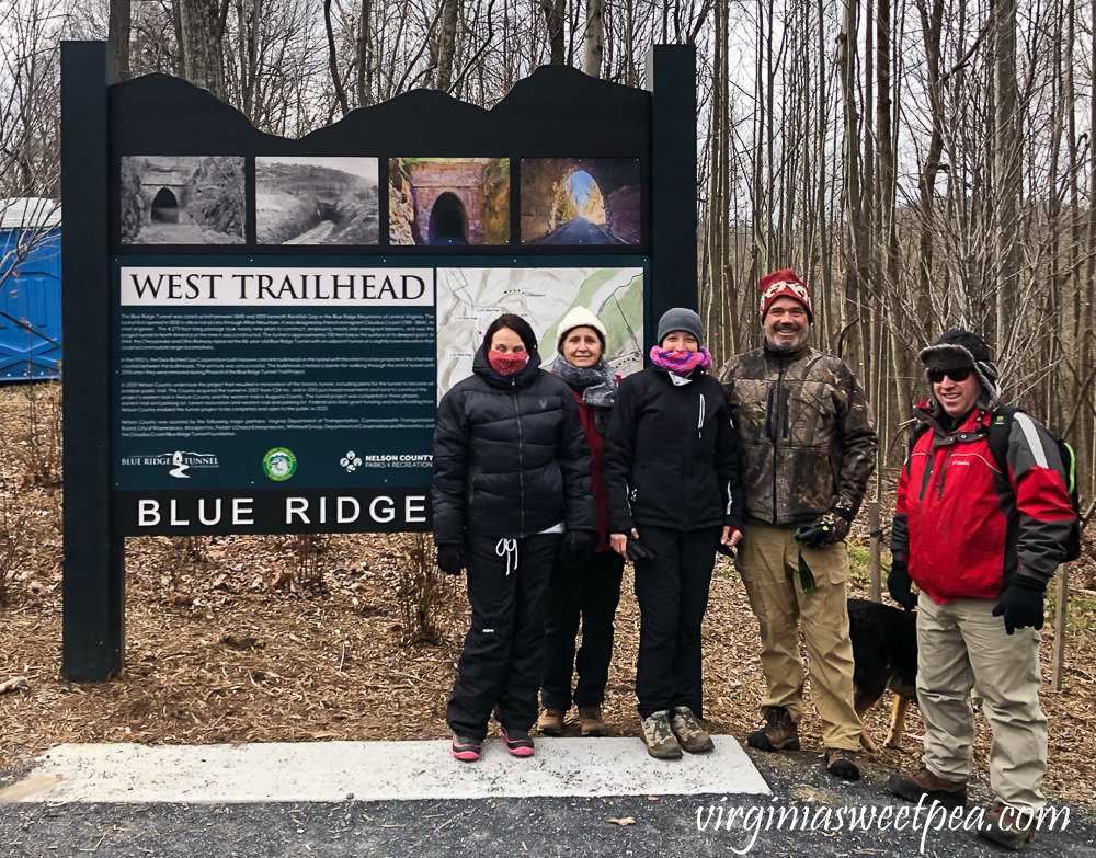 West Trailhead of the Blue Ridge Tunnel Trail in Afton, Virginia