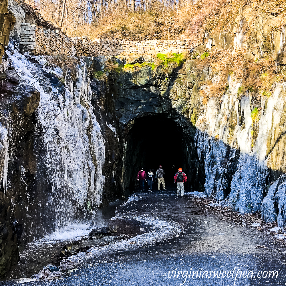 Entrance to the east end of the Blue Ridge Tunnel in Afton, Virginia