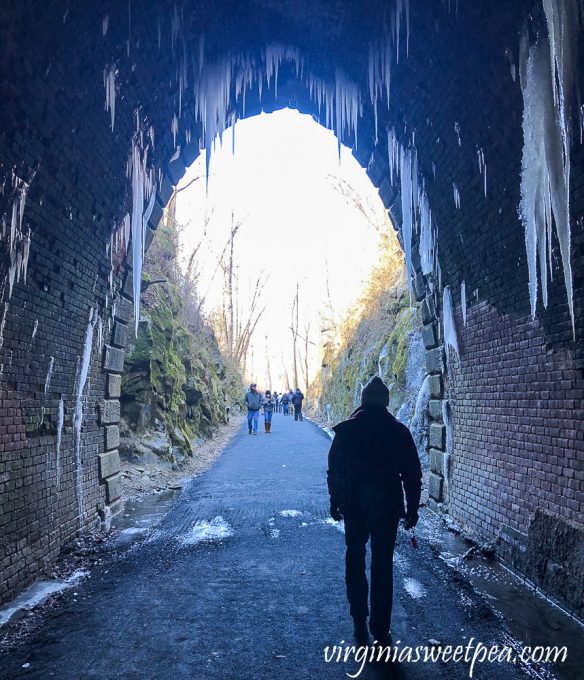 Icicles in The Blue Ridge Tunnel, December 2020