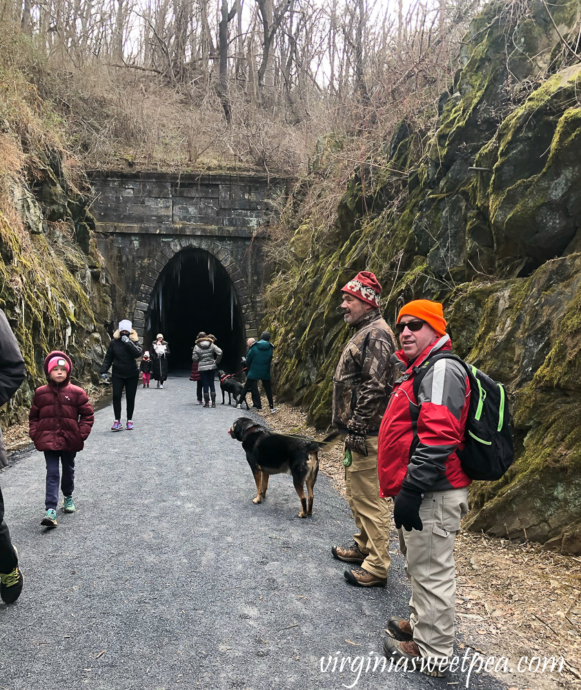 Entrance to the west end of the Blue Ridge Tunnel in Afton, Virginia