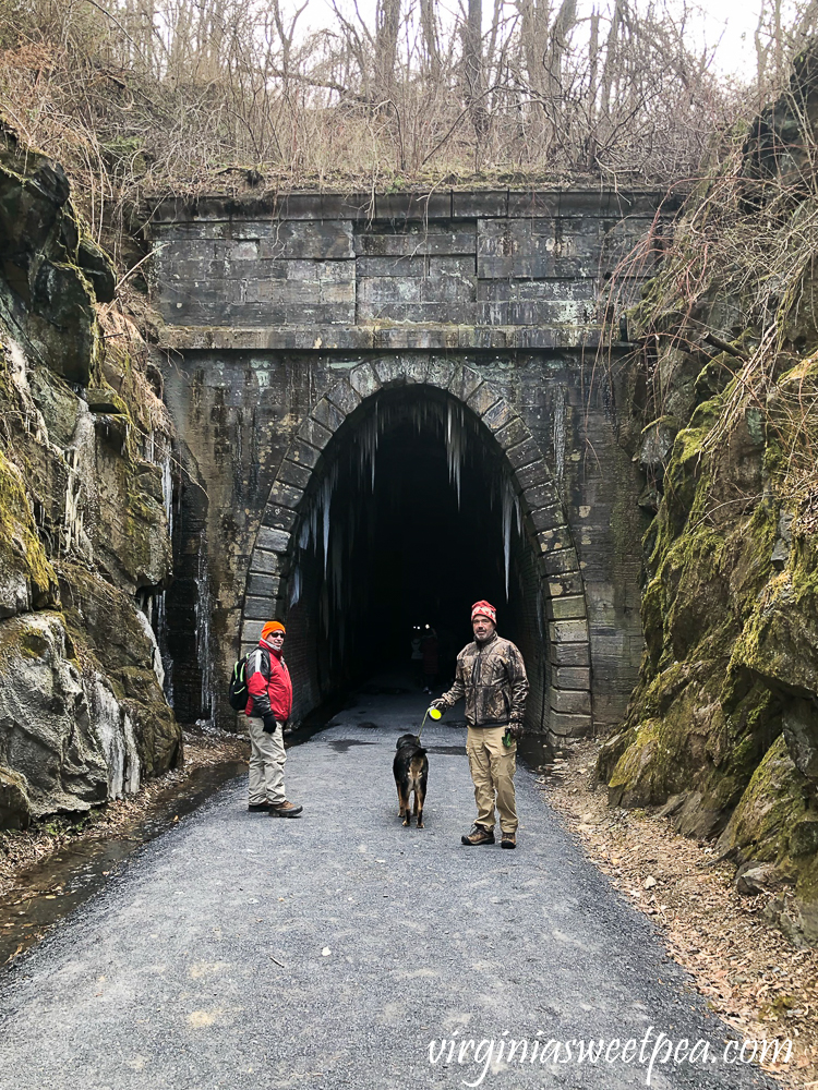 Entrance to the west end of the Blue Ridge Tunnel in Afton, Virginia