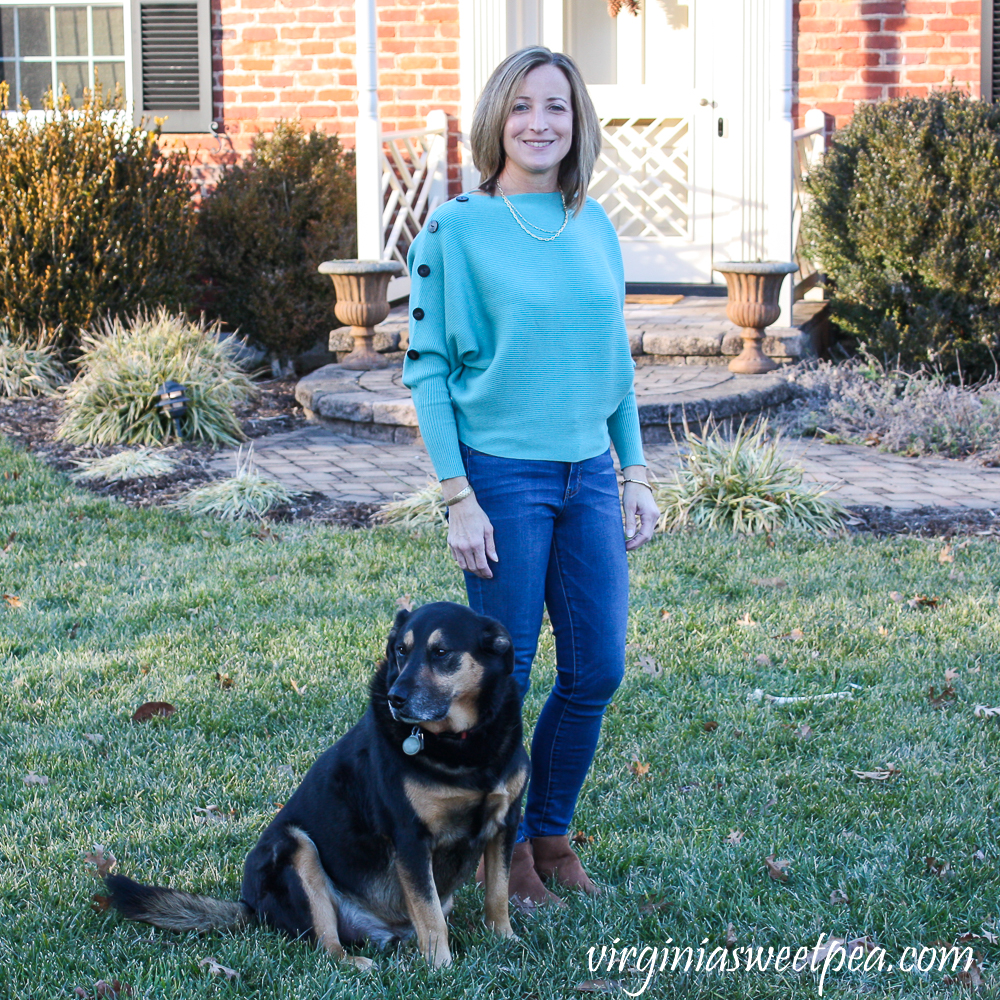 Stitch Fix Faith + Zoe Tibi Dolman Sleeve Ribbed Pullover