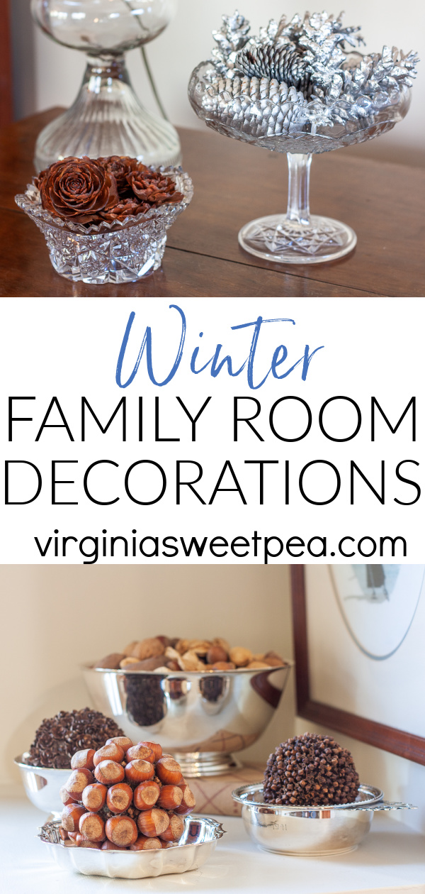 Winter Family Room Decorations