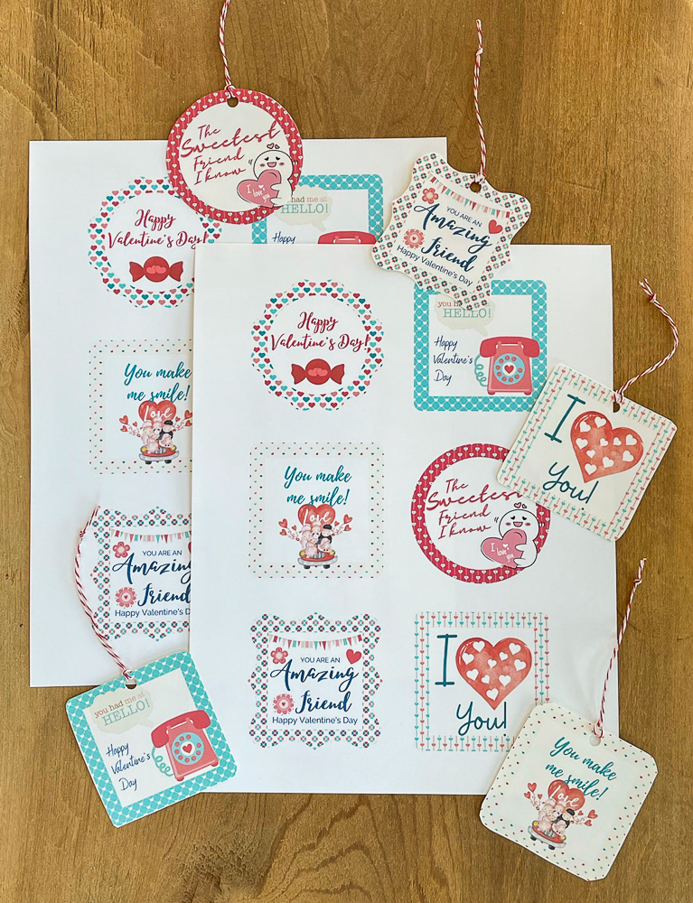 Free Printable Valentine's Day Treat Tags