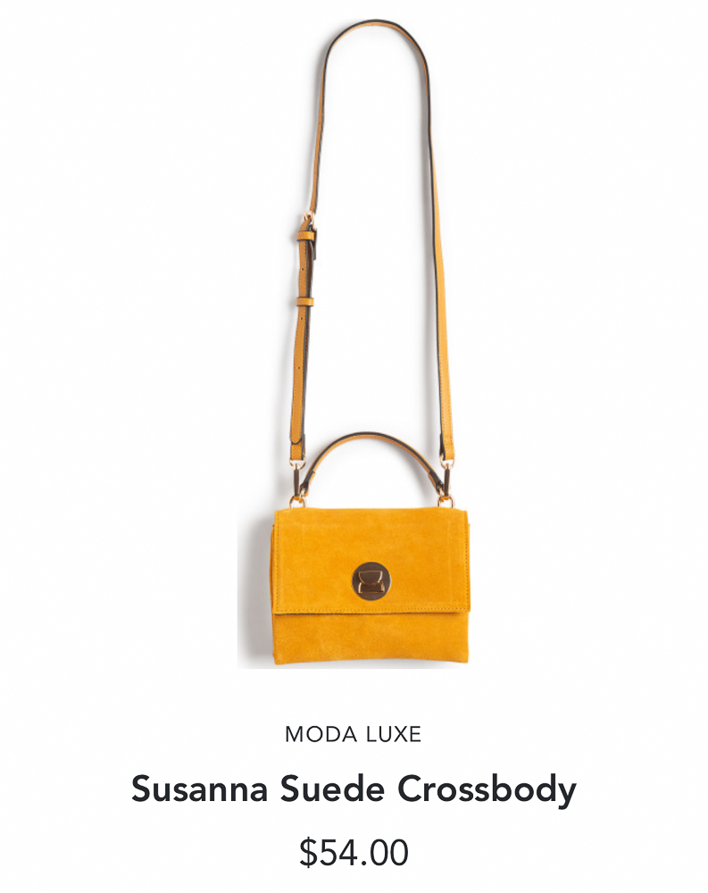 Stitch Fix Moda Luxe Susanna Suede Crossbody