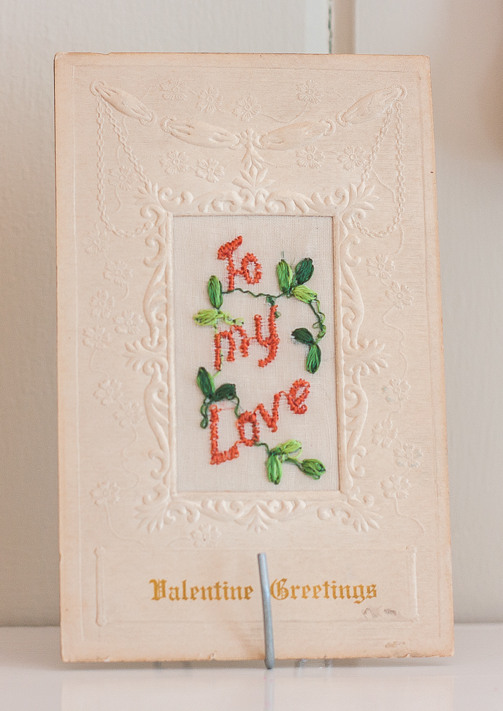 Early 1900s "To My Love" Valentine's Day postcard