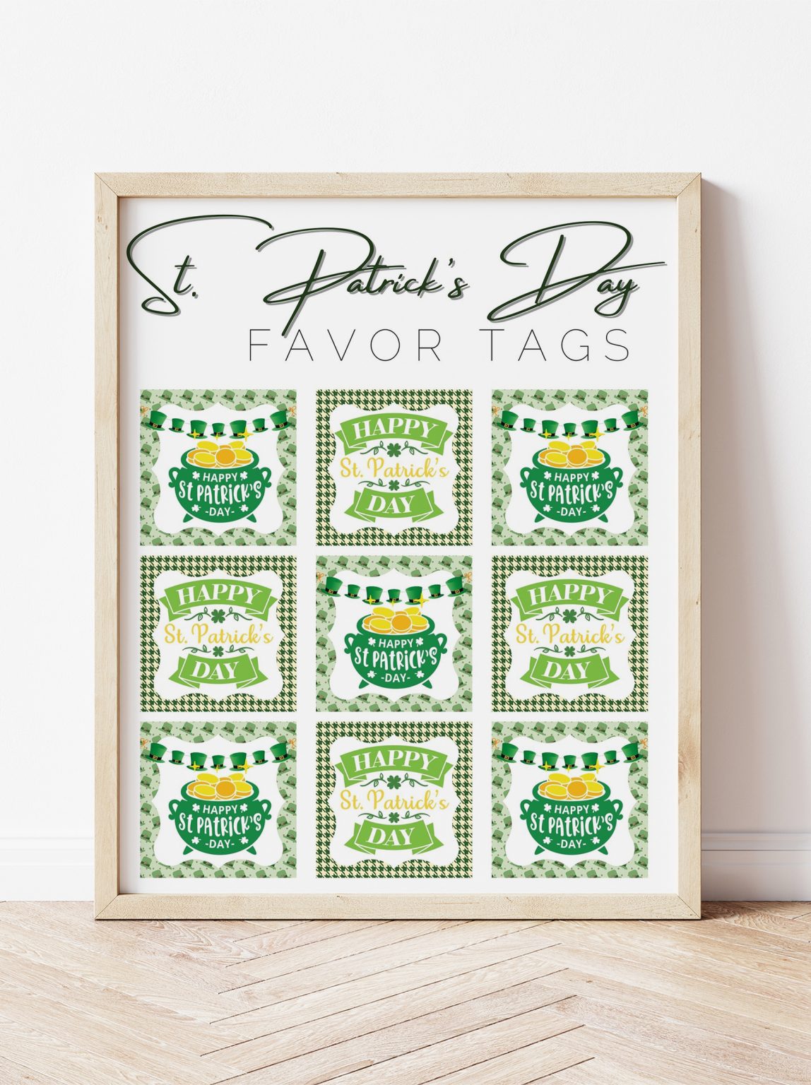 Free Printable St Patrick s Day Tags Sweet Pea