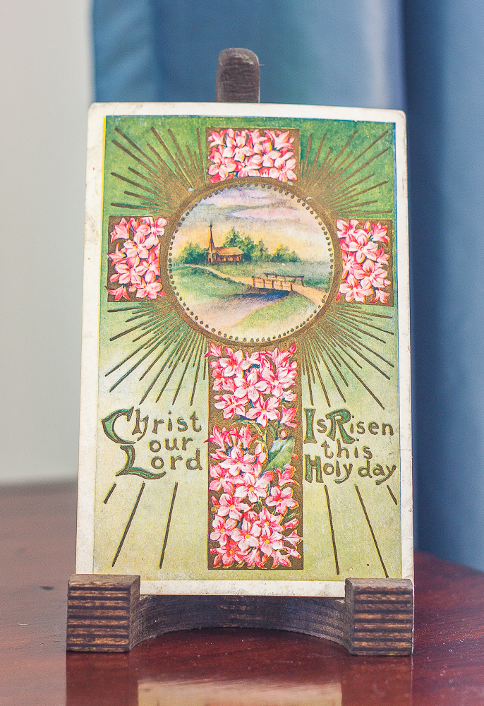 Early 1900s Christ Our Lord Is Risen this Holy Day Easter postcard