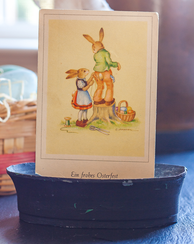 Ein Frohes Osterfest vintage Easter German postcard