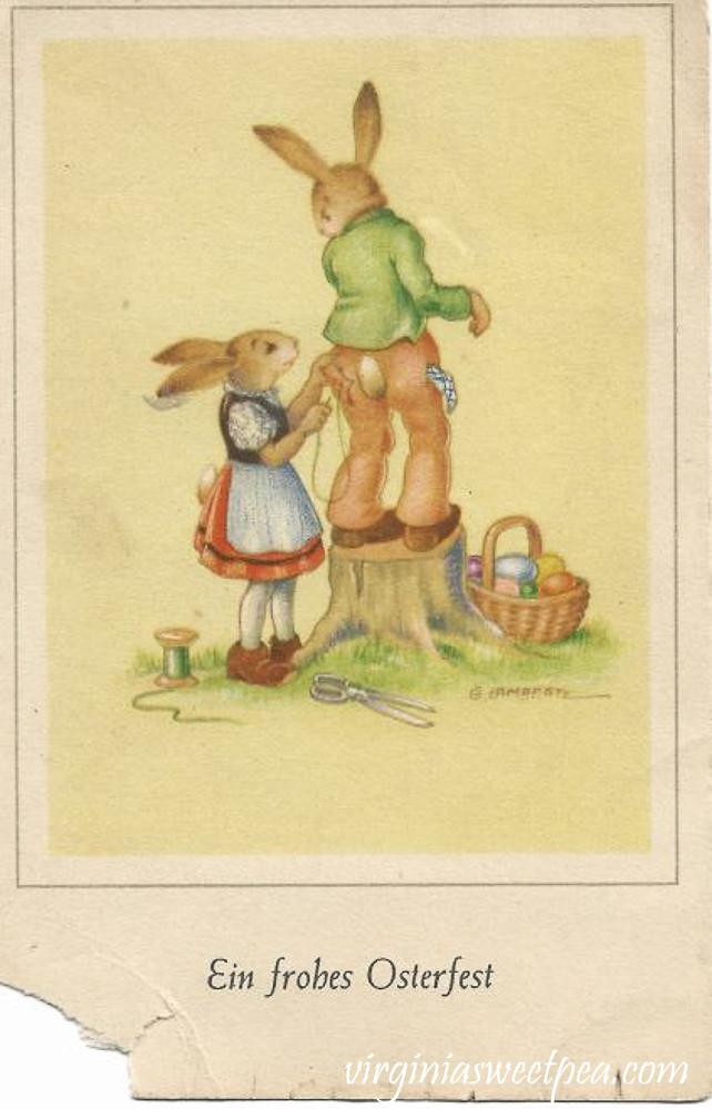 Ein frobes Osterfest Antique Postcard