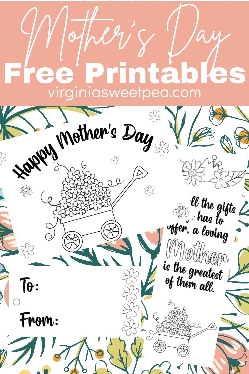 Graphic for Mother's Day Free Printables - card, bookmark, gift tag