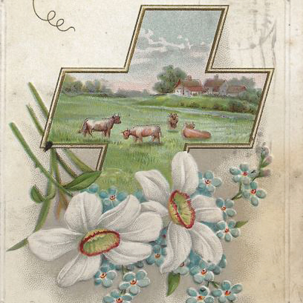 17 Antique Easter Postcards