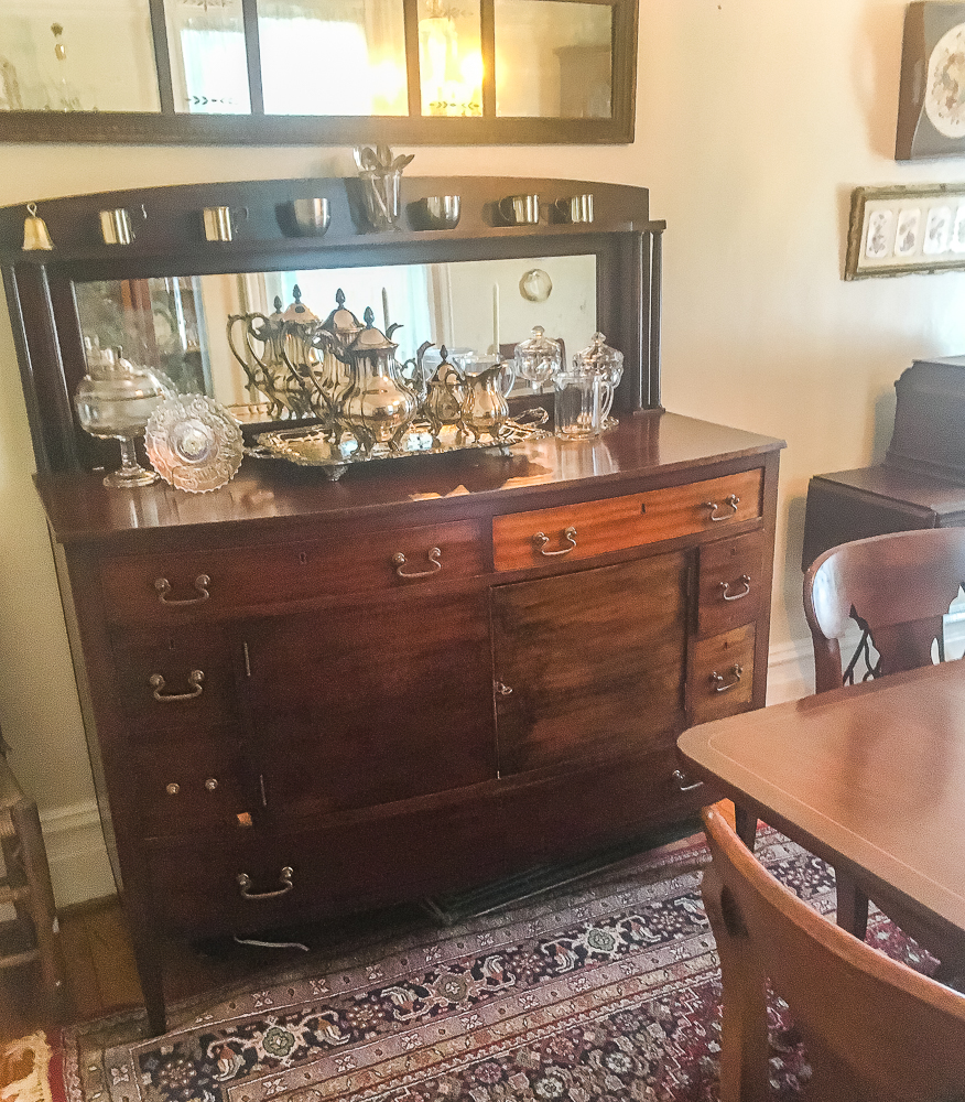 Antique Buffet in a 1912 Dining Room