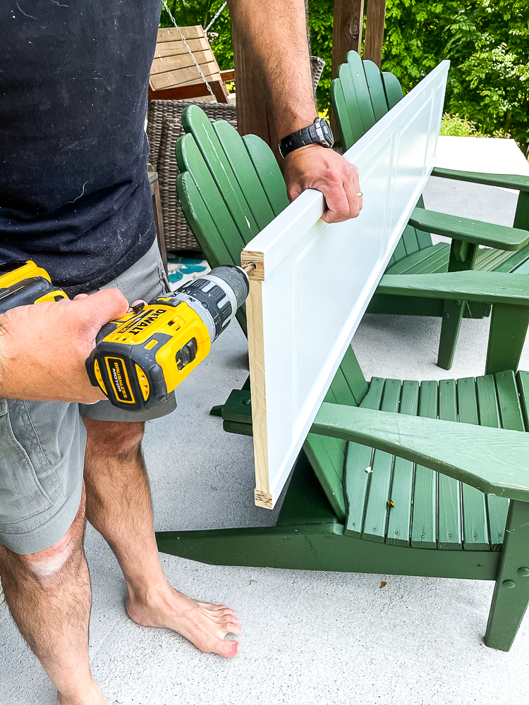 Making hole deeper for the bottom pivot on bifold closet doors