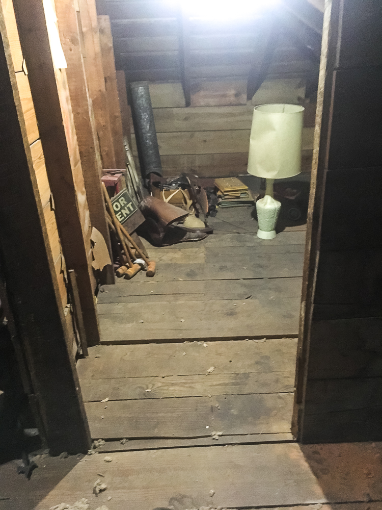 Storage Room Added to the Attic of a 1912 Home