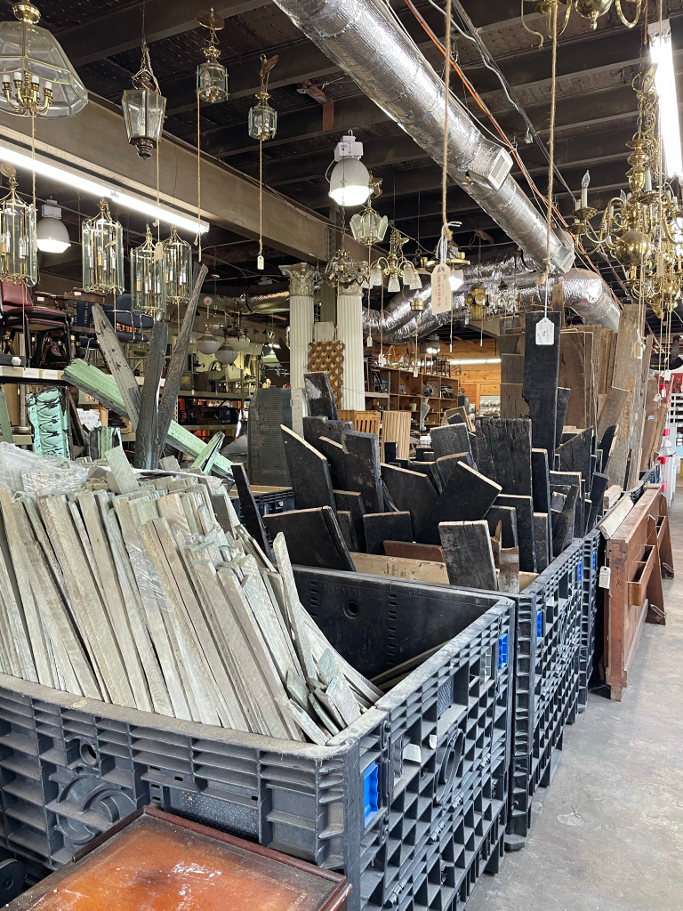 Architectural Salvage at Black Dog Salvage in Roanoke, Virginia