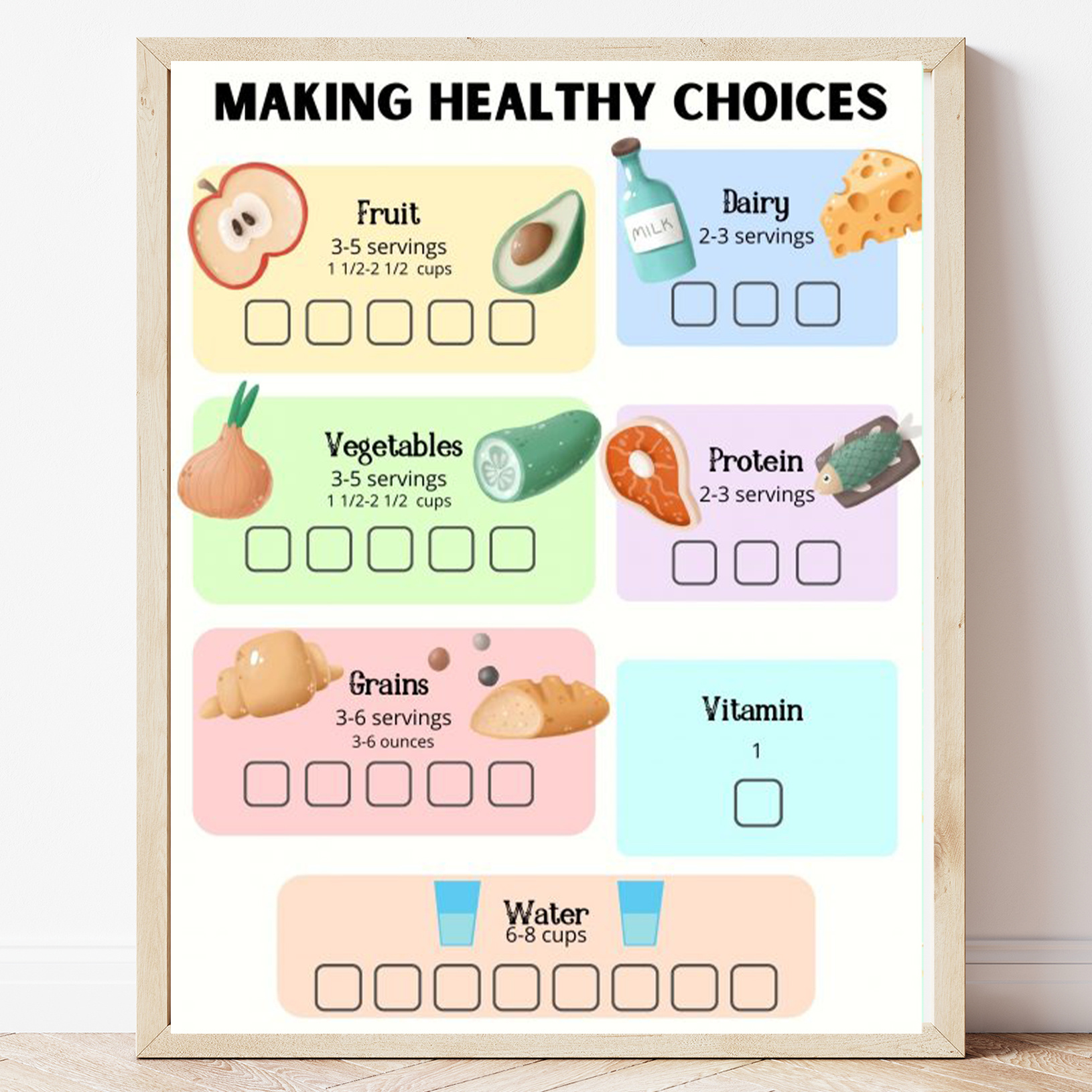 Free Printable Healthy Choices Food Tracker