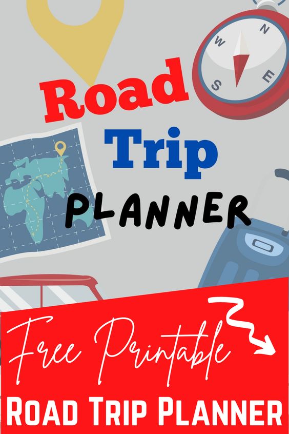 Free Printable Road Trip Planner