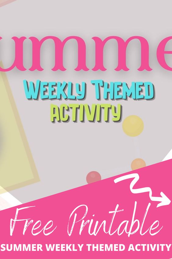 Free Printable Summer Themed Activity