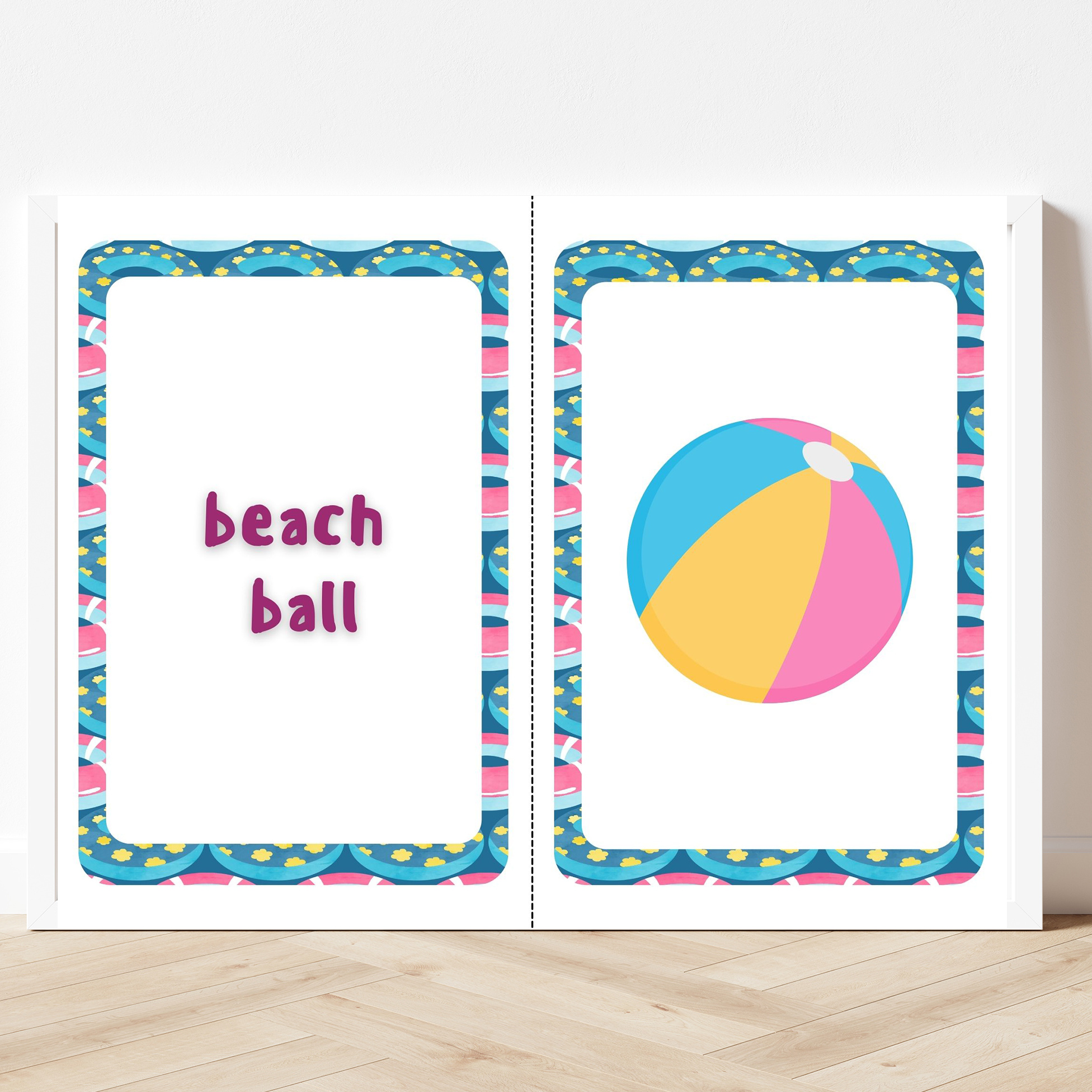 Free Printable Summer Spelling Cards