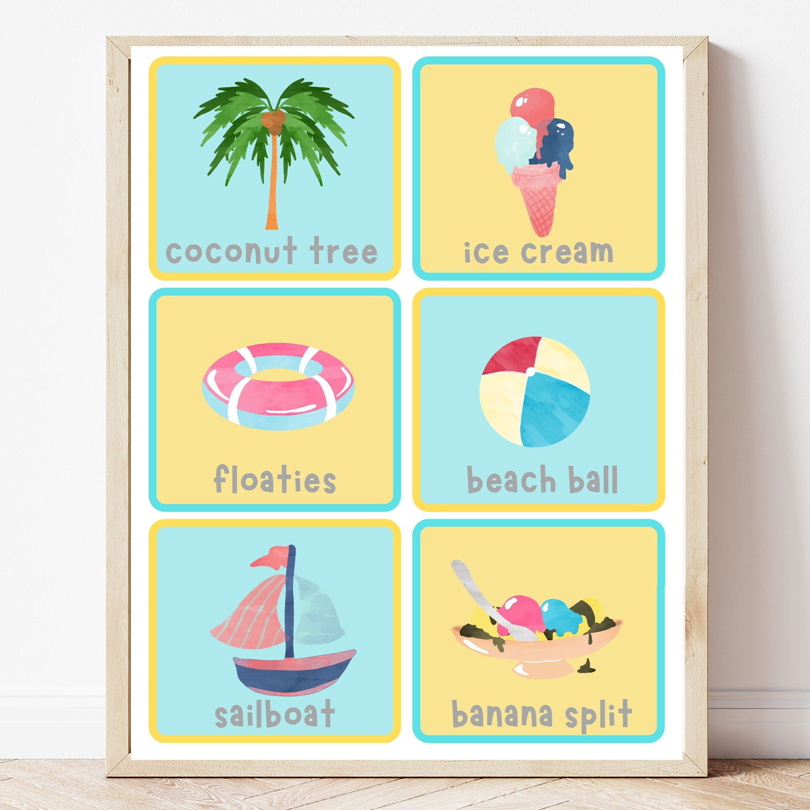 Free Printable Zoom Summer Charades