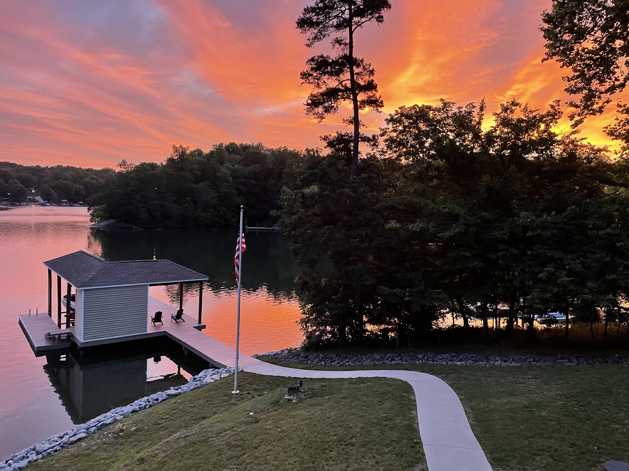 Sunrise at Smith Mountain Lake, VA