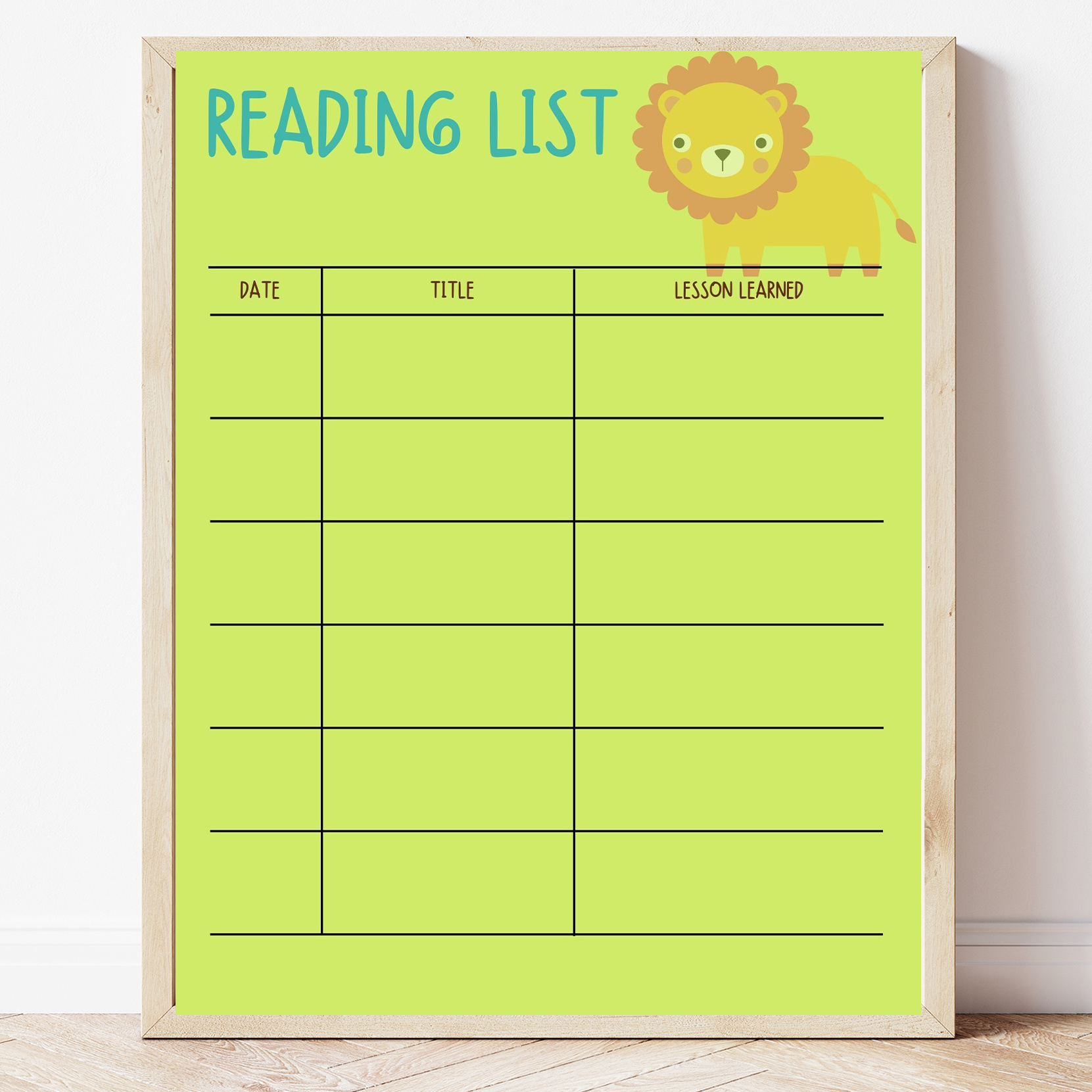 Free Printable Kids Planner