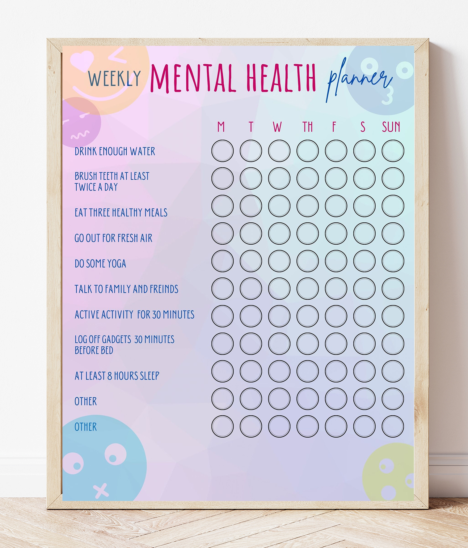 Free Printable Mental Health Planner