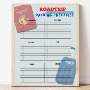 Free Printable Road Trip Planner - Sweet Pea