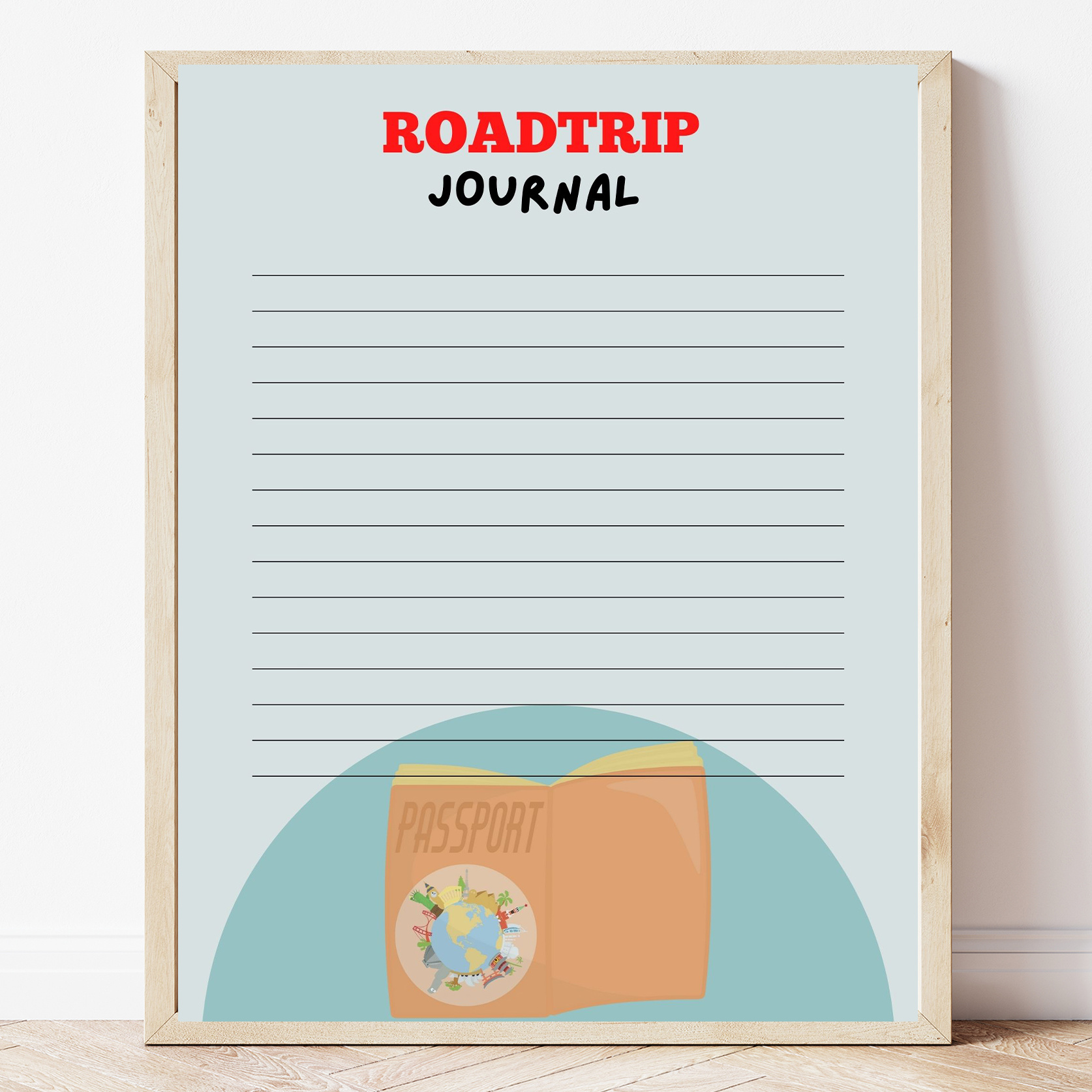 Free Printable Road Trip Planner