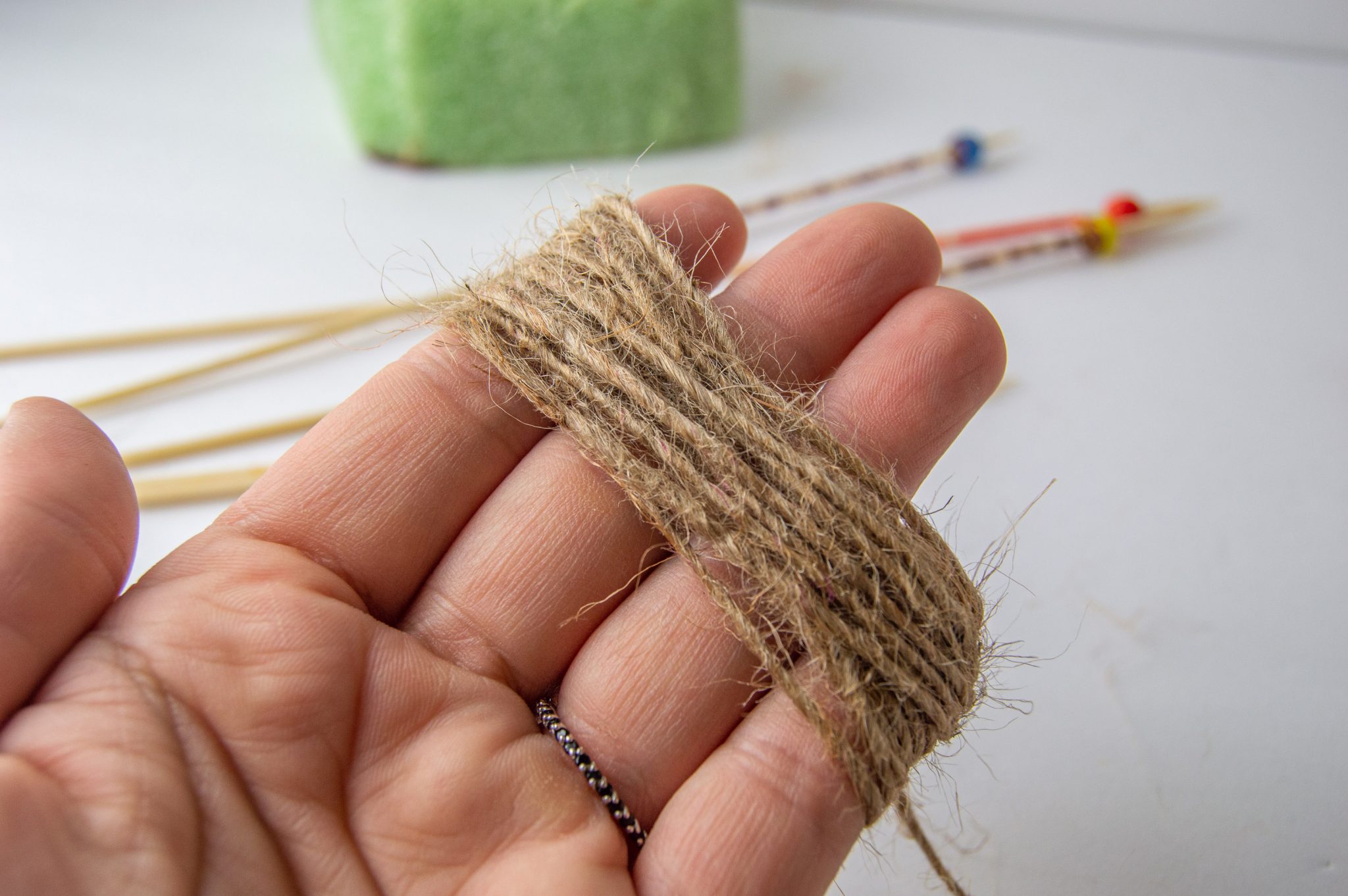 Tutorial to Make Fall Wood Bead Garland