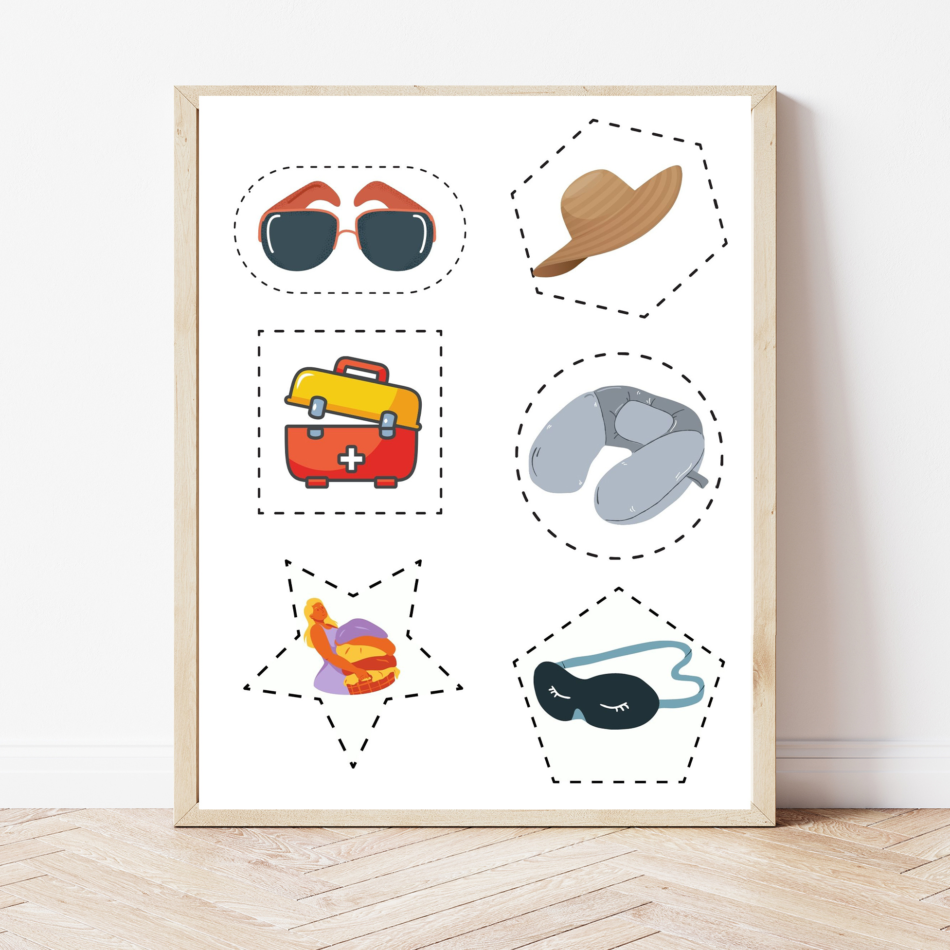 Scissor Skills Road Trip Printable