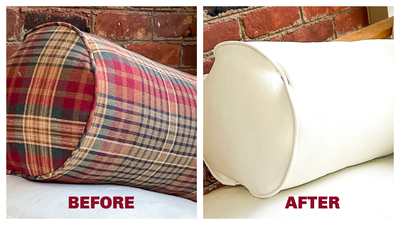 How to Update Pillows with Paint