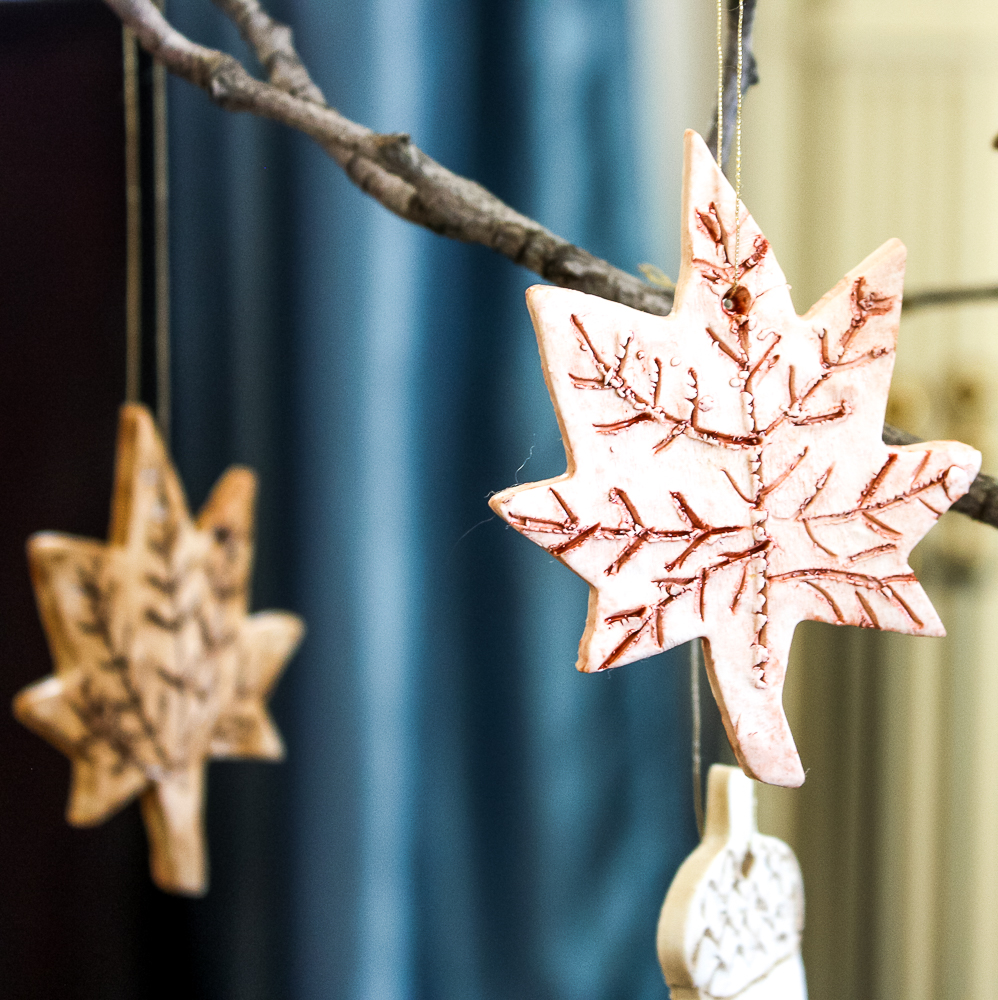 fall clay ornaments