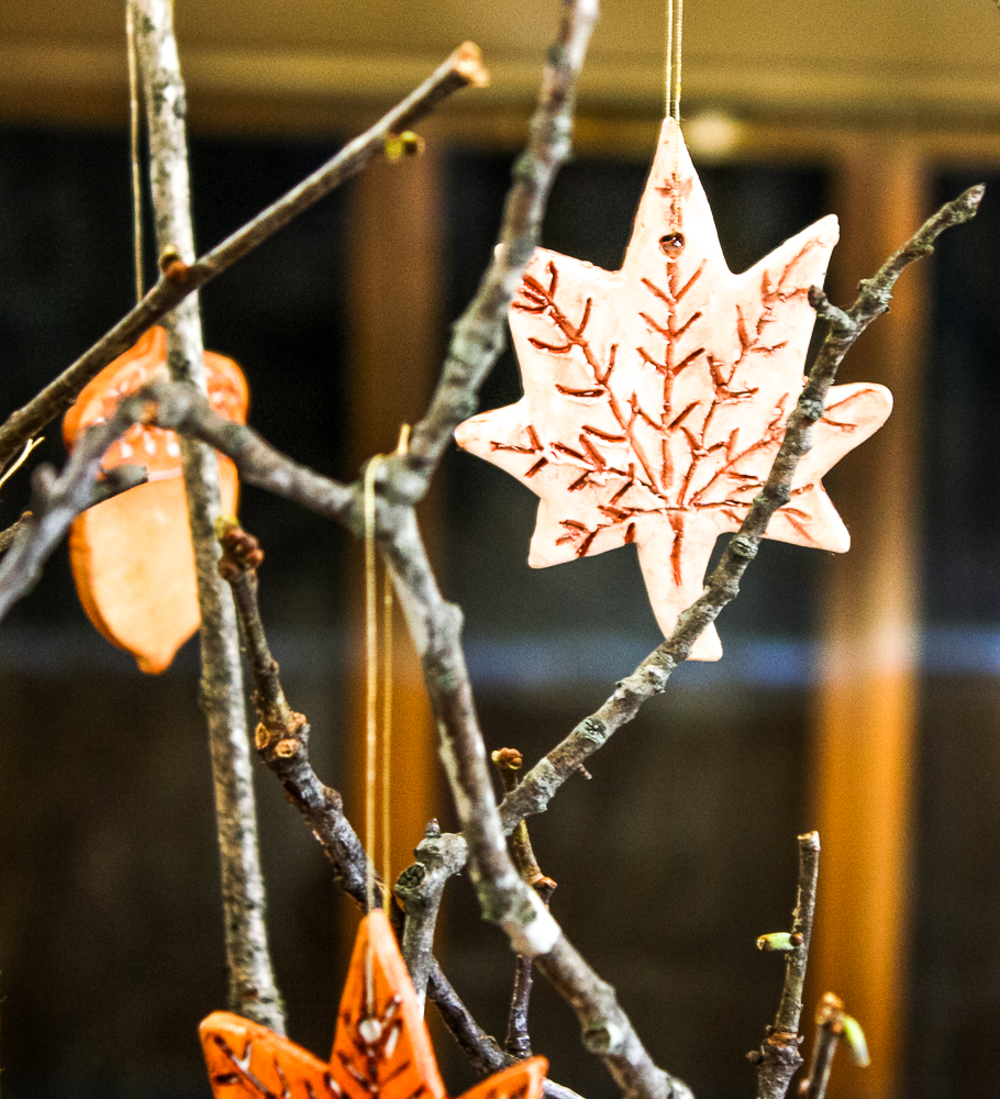 fall clay ornaments