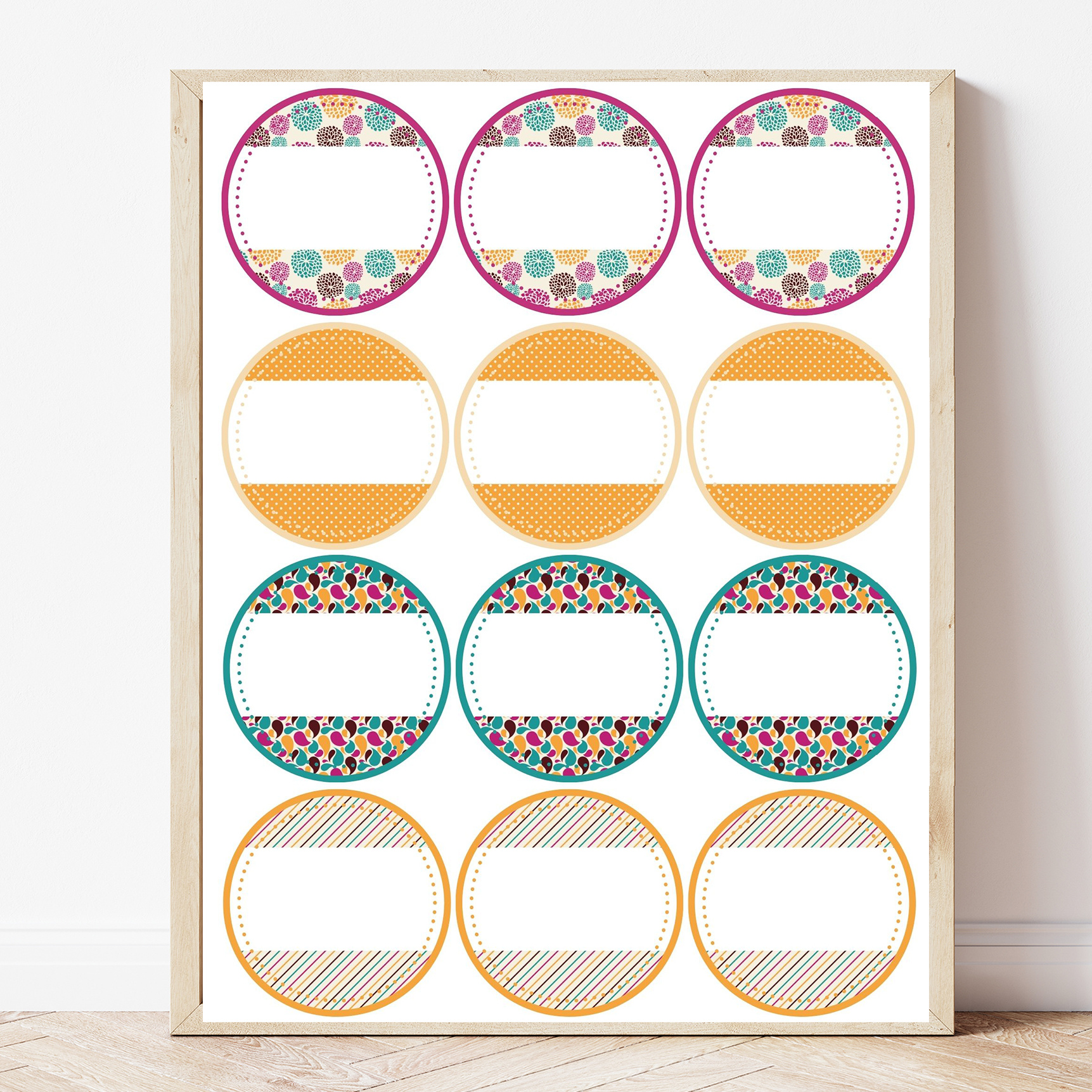 Smaller Polka Dot Number Labels 1 36 Freebie By Greta Lewis Tpt 