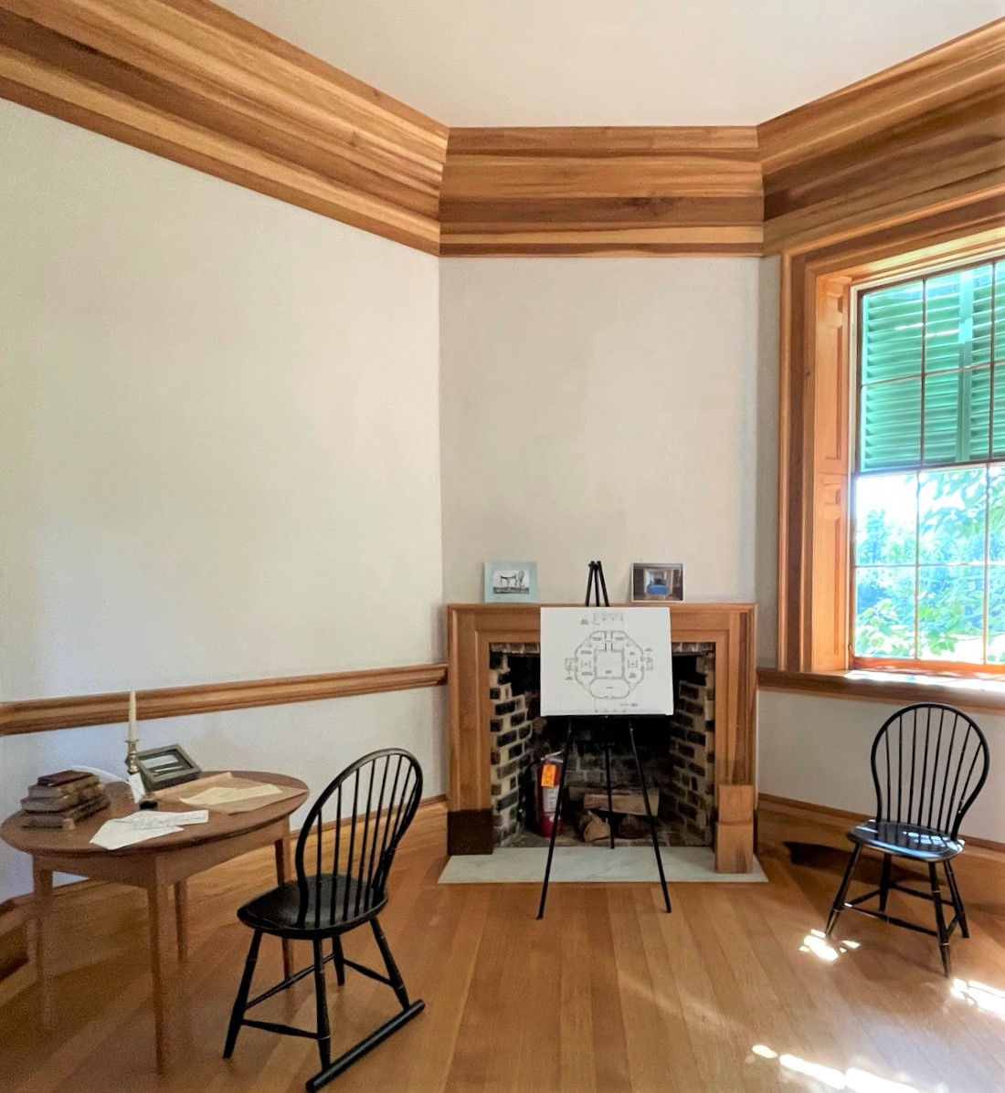 Thomas Jefferson's bedroom at Poplar Forest