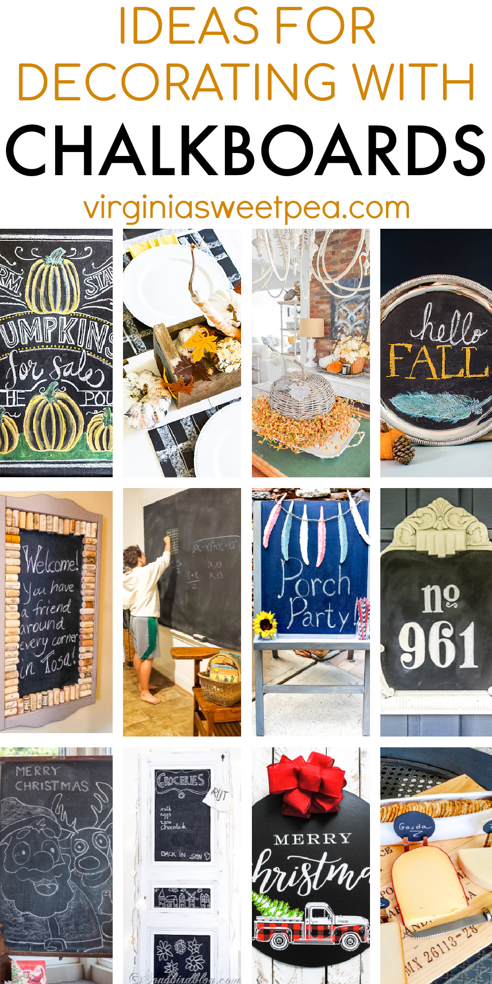 Ideas for Decorating with Chalkboards