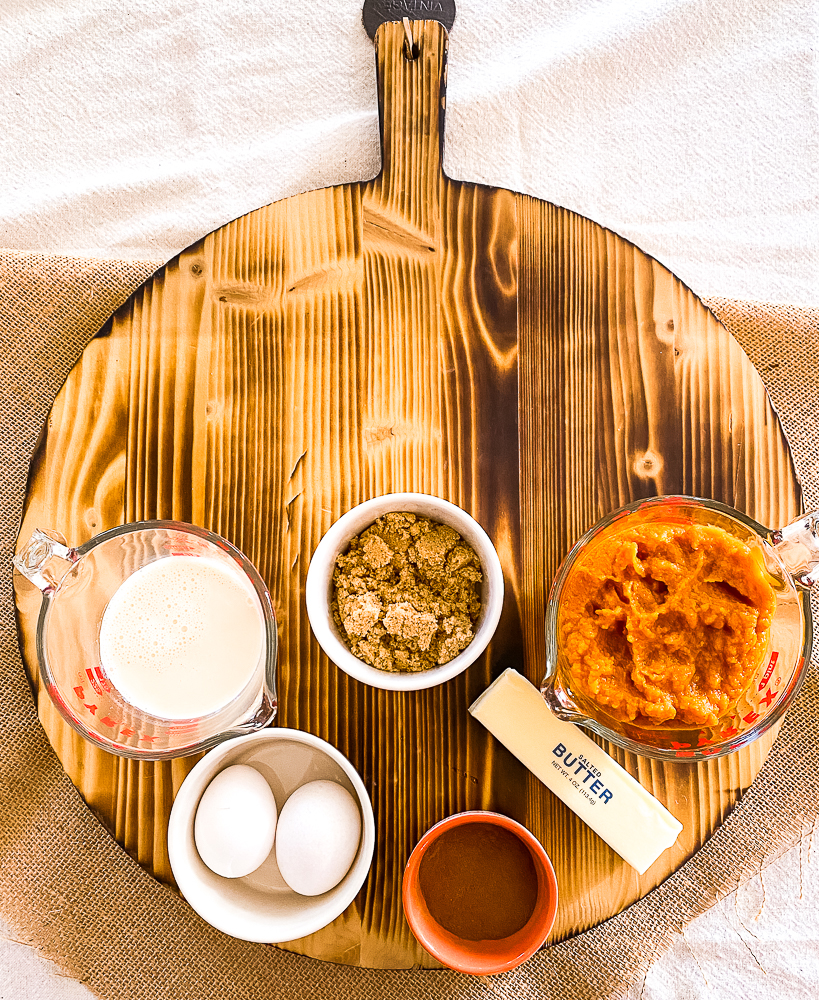 Pumpkin Bars filling ingredients