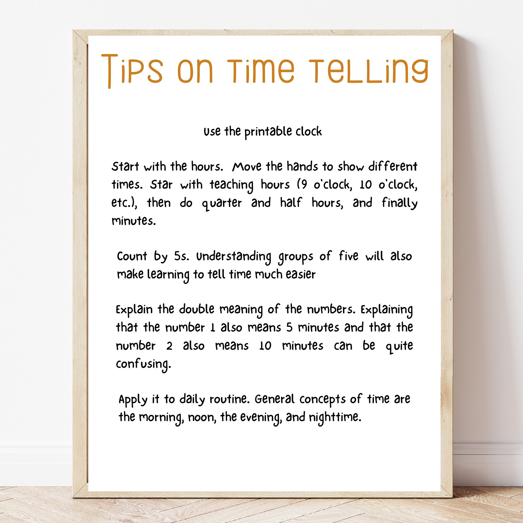 Free Printable Telling Time Activity Sheets