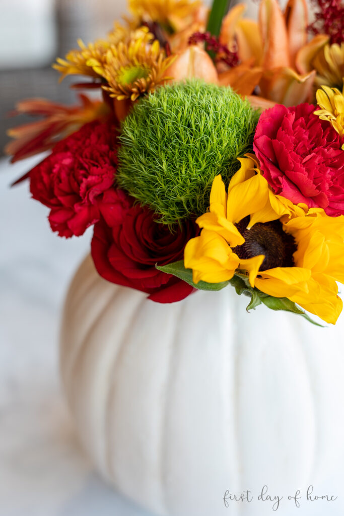 Ideas for Making Pumpkin Flower Arrangement