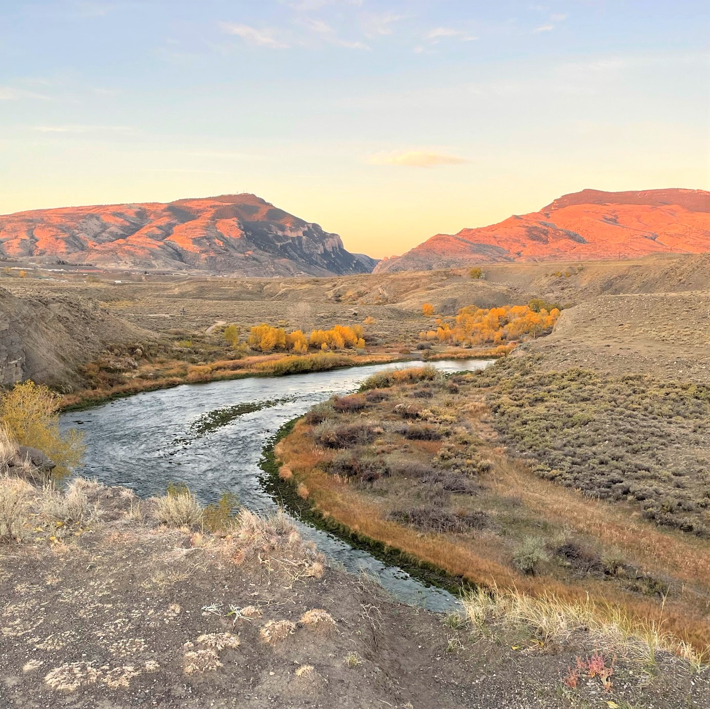 Hiking trail in Cody, Wyoming