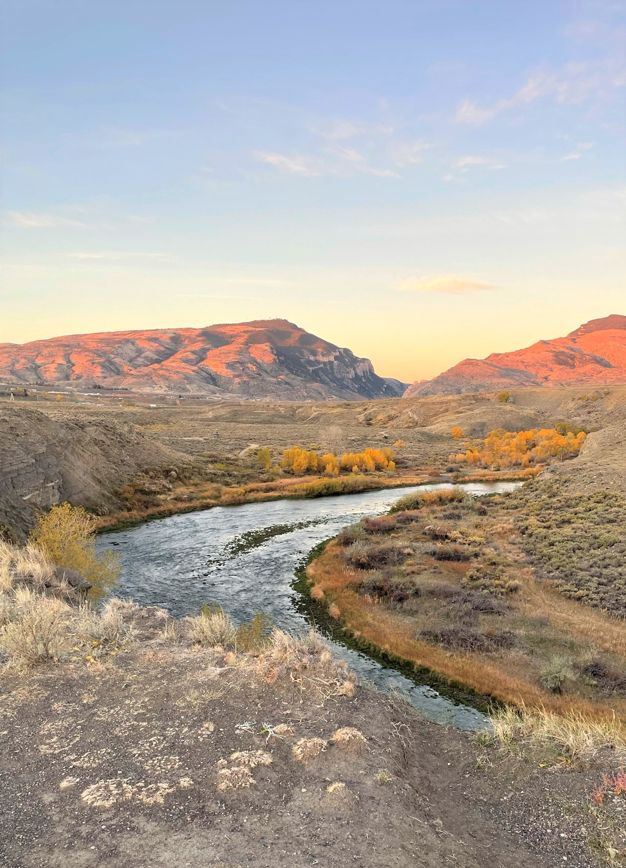 Hiking trail in Cody, Wyoming