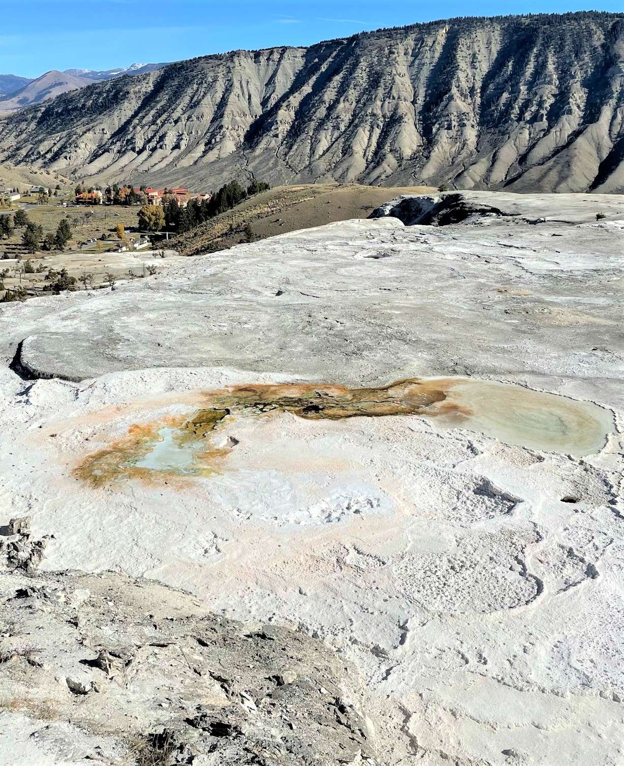 Mammoth Hot Springs in Yellowstone National Park