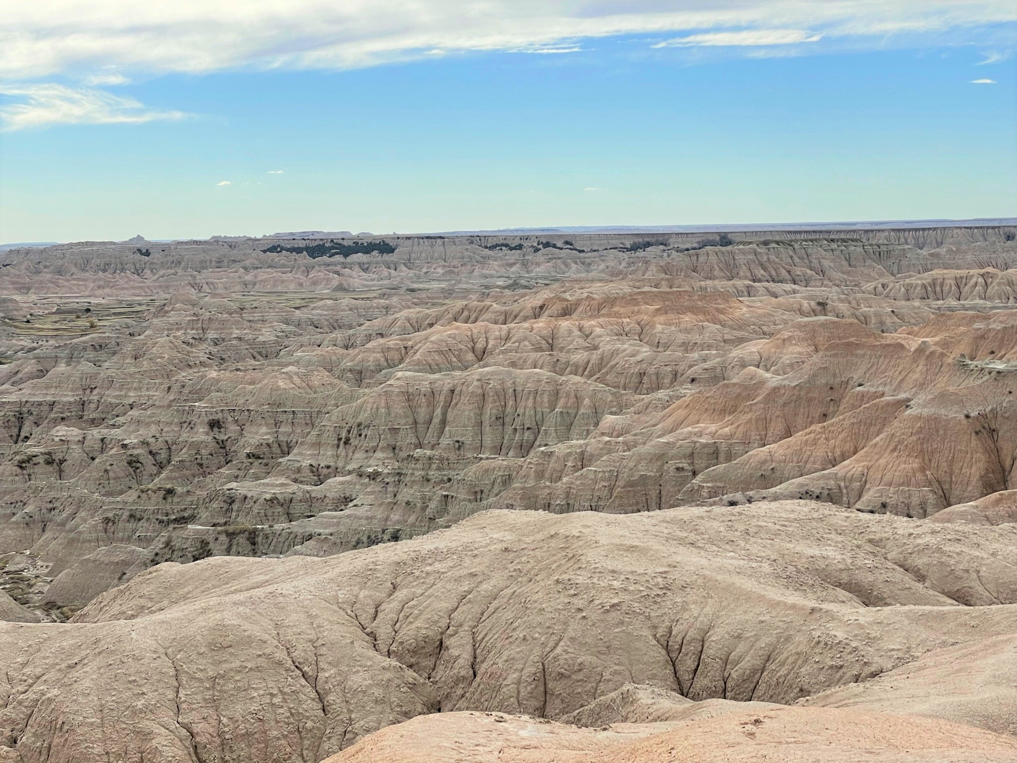 The Badlands in South Dakota