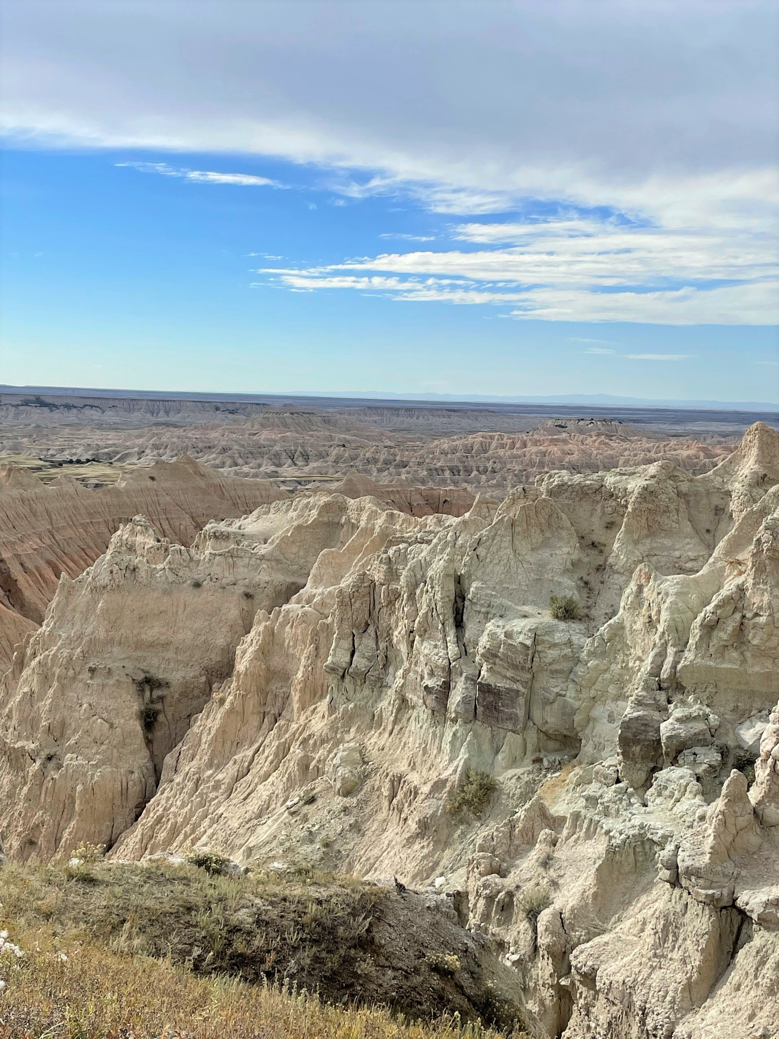 The Badlands in South Dakota