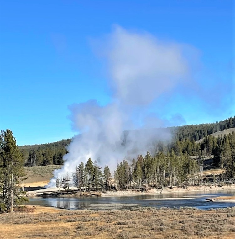 Mammoth Hot Springs in Yellowstone National Park