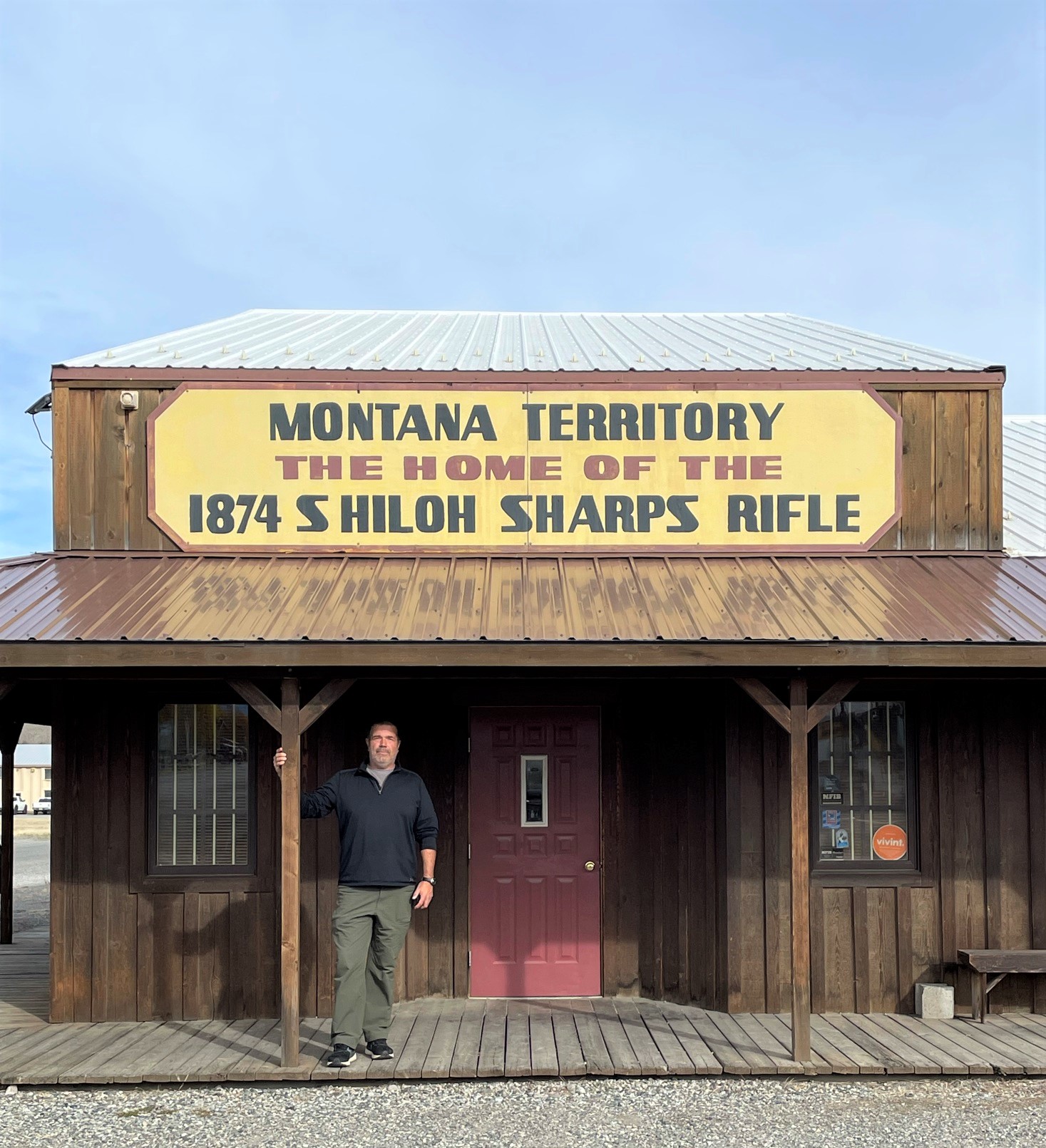 Visiting Shiloh Sharps Rifle in Big Timber, Montana