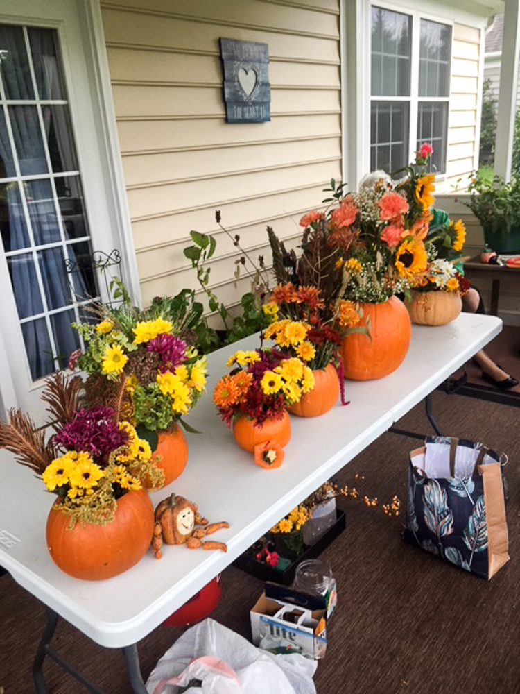 Ideas for Making Pumpkin Flower Arrangements